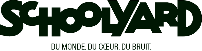 Logo Schoolyard : du monde, du coeur, du bruit
