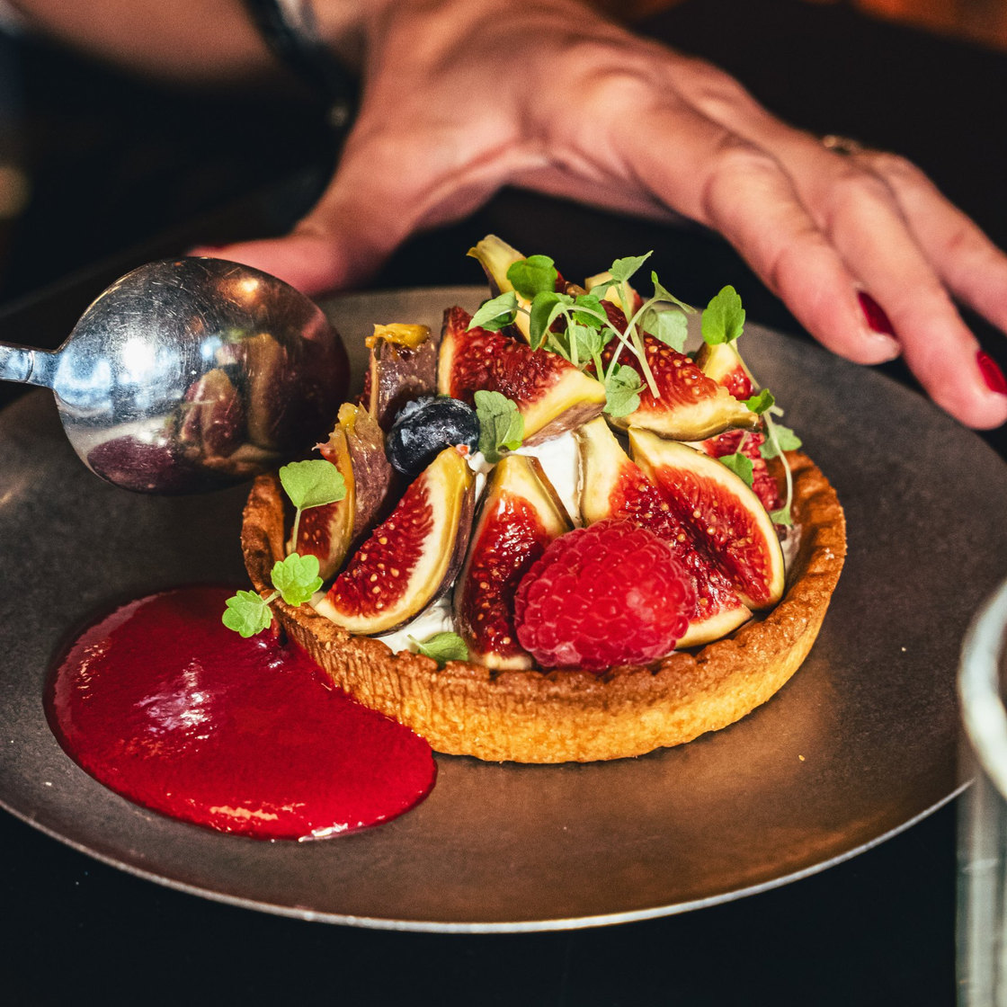 Café Hortense - tarte aux figues et fruits de saison